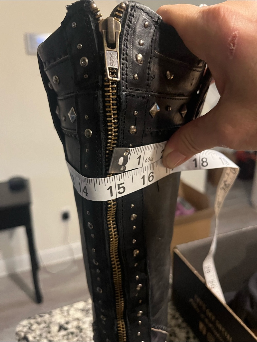 Freebird Studded Heeled Cormac Boots - Picture 6 of 7